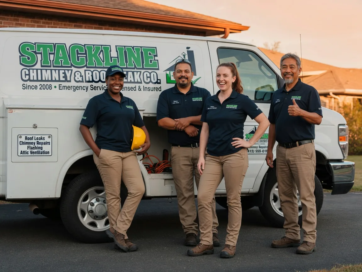 Chimney flashing repair company in Kirvin, TX